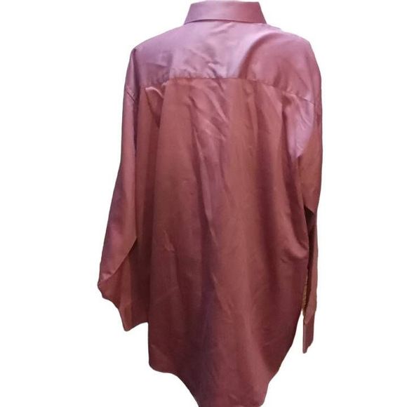 Geoffry Beene Mauve Button‎ Front Shirt. Mens Size XXL RN36543 - Picture 2 of 4